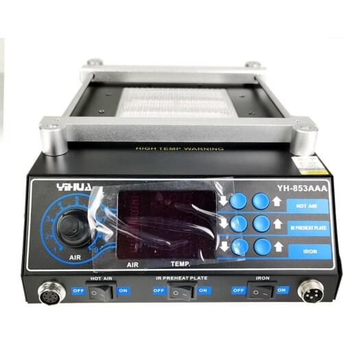 YIHUA853AAA repair table three-in-one hot air gun welding table Digital display BGA hot air welding table