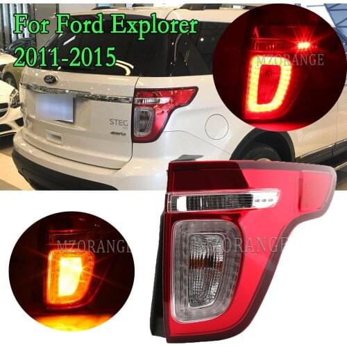 MIZIAUTO LED Rear Brake Light For Ford Explorer 2011 2012 2013 2014 2015 Tail Signal Stop Lamp Car Accessories High Quality