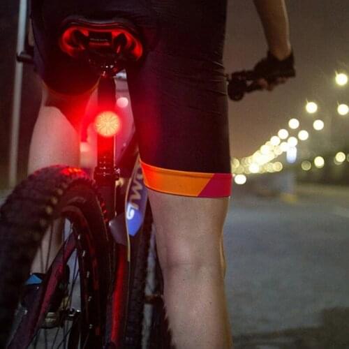Bicycle Tail Lights USB Charging Night Riding Creative LED Warning Highlight Headlights Riding Equipment-black Cover