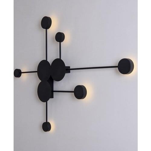 Gold/black/white rotatable modern led wall lamps wall light bedroom light iron bedroom lamp applique murale luminaire wandlamp