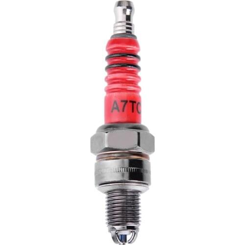 1pcs 3-Electrode ignition Motorcycle Spark Plug A7TC for GY6 50cc 150cc ATV Scooter Offroad Motorcycle