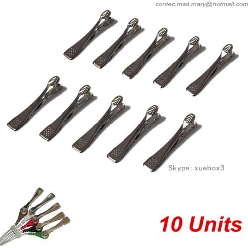 10Pcs Mini Test Alligator Clip Veterinary Electrode Clip Clamp Universal Connection Snap
