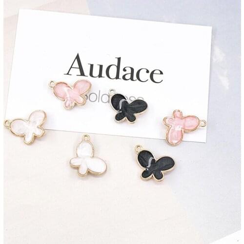 10PCS Fashion Fairy Butterfly Pendant Charm Set For Jewelry Making DIY Earrings Necklace Bracelets Handmade Material Accessories