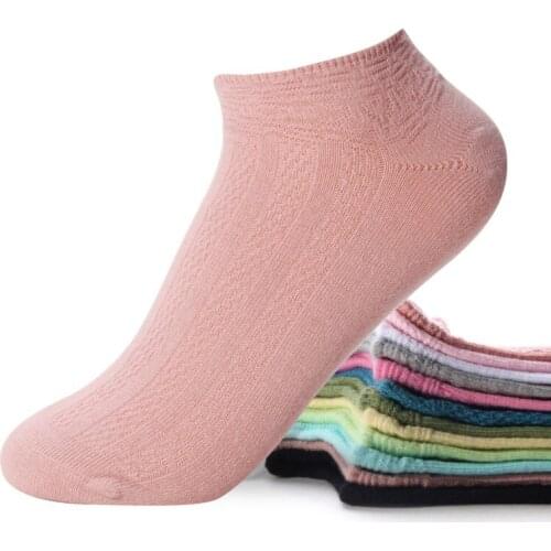 6 Pairs/Lot 2018 Spring&Summer New Solid Sock Women Fashions Candy-colored Cotton Female Socks Breathable Comfortable Sock