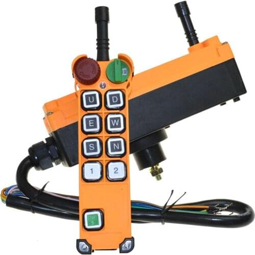 OBOHOS 8 channel 1 Speed Hoist Crane Truck Radio Remote Control System with E-Stop XH00065