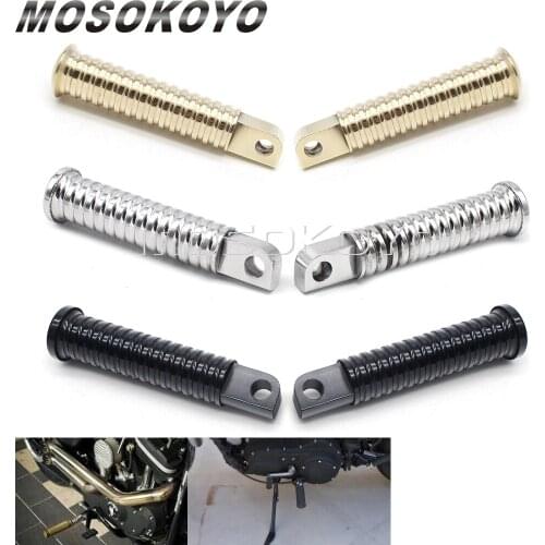 Motorcycle CNC Aluminum Footrest Foot Pegs Pedal Male Mount For Harley 883R 883L 48 Sportster Rough Craft Footpegs