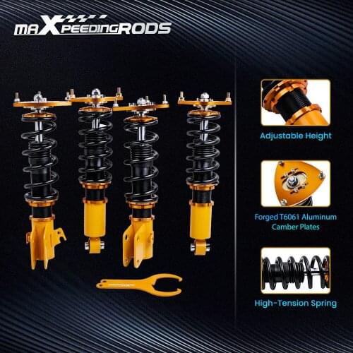 Coilover Struts Suspension Shock Absorbers For Subaru Impreza WRX Wagon 4D 2.5L 2008-2013
