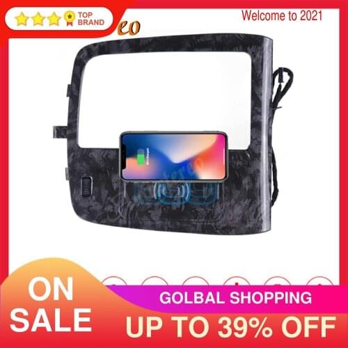 QI Car Wireless Charger For Toyota Alphard 2019-2020 Intelligent Infrared Fast Wireless Charging Car Phone holder for iphone X