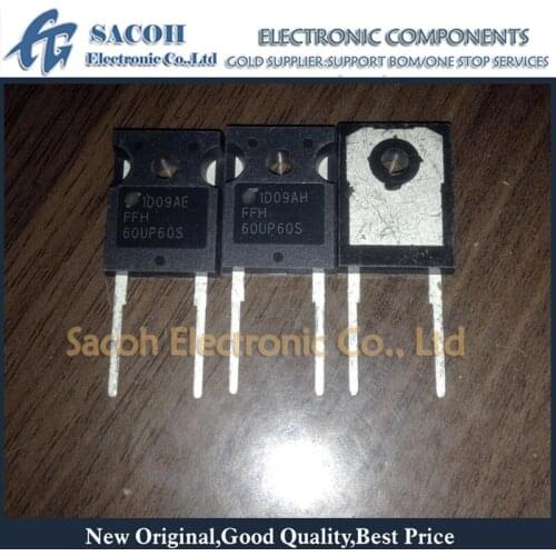 Free Shipping 10Pcs FFH60UP60S FFH60UP60STU 60UP60S FFH60UP40S 60UP40S TO-247 60A 600V Ultrafast Recovery Rectifier Diode