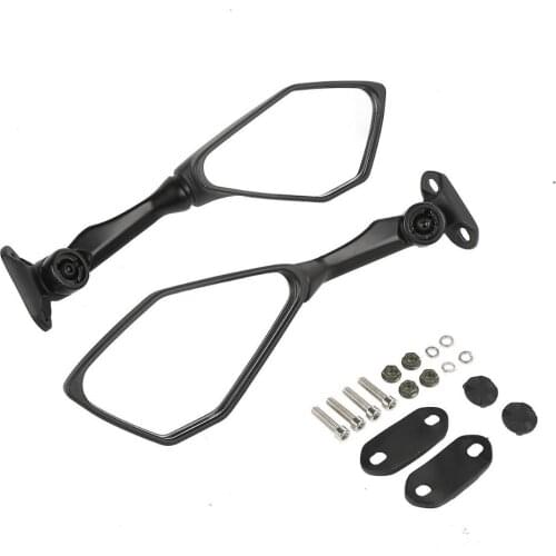 Black Rear View Mirrors For Kawasaki Ninja EX250 EX300 ZX6R 636 2013-2017 16 15 Motorcycle Accessories