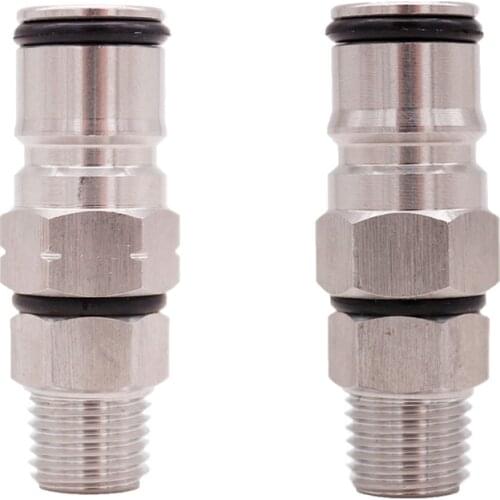 Cornelius Ball Lock Post Gas & Liquid with 1/4"NPT Assembly 19/32-18 Beer Carbonation Homebrew Gas Manifold Parts