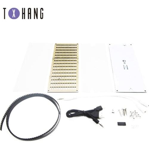 DIY Big Size Touch Control 225 Segment LED Digital Equalizer Music Spectrum Sound Waves