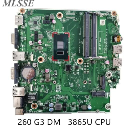 For HP 260 G3 DM Desktop Motherboard DAF80AMB6B0 L37693-001 L37693-601 with Celeron 3865U CPU DDR4 100% Tested Fast Ship
