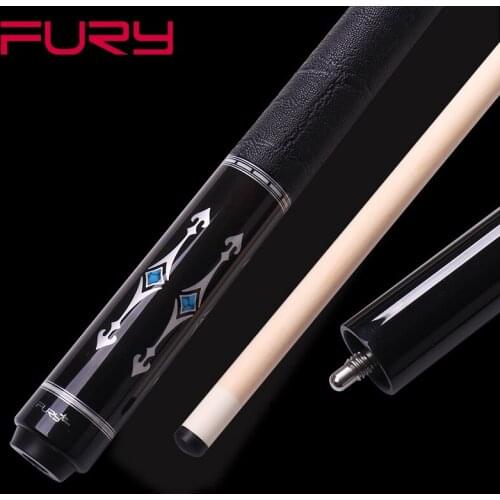 FURY Billiard Pool Cue Technology XTC Shaft 12.75mm KAMUI Tip Nine Ball Black 8 Billiard Stick Kit Leather Butt Mosaic Process