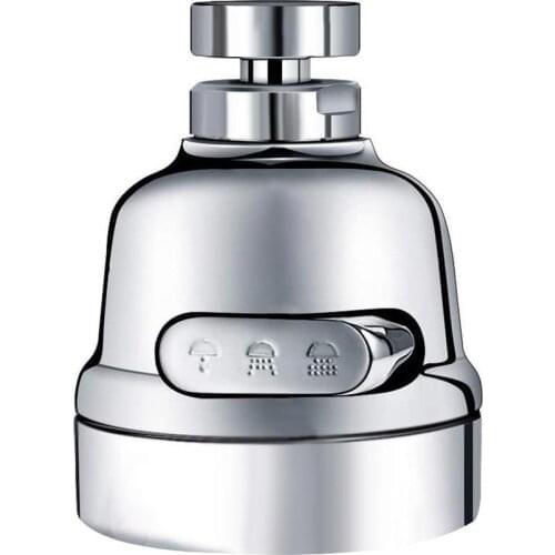 Kitchen Anti Splash Tap Head Rotatable Faucet Sprayer Head 360 Degree Rotating Nozzle Universal Pipe Faucet Bathroom Kitchen