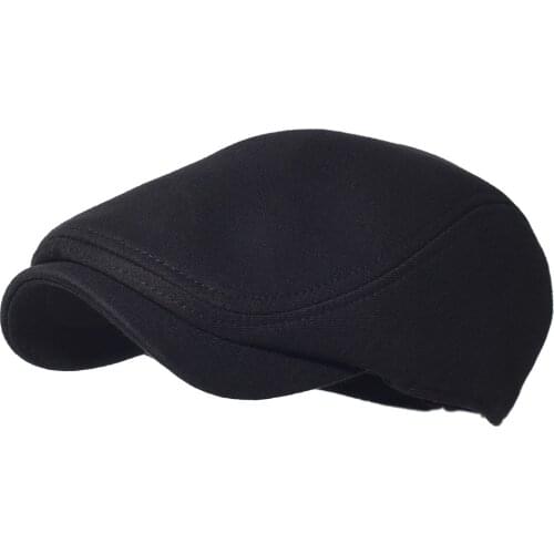 Newsboy Caps Cotton Adjustable Men Woman Casual Beret Flat Ivy Cap Soft Solid Color Driving Cabbie Hat Unisex Gatsby Retro Hat