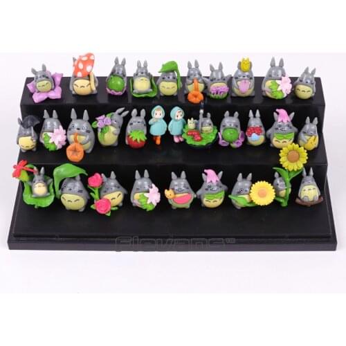 Cute Cartoon My Neighbor Totoro Mini PVC Figures Toys DIY Miniature Decoration Dolls 30pcs/set 3~5cm