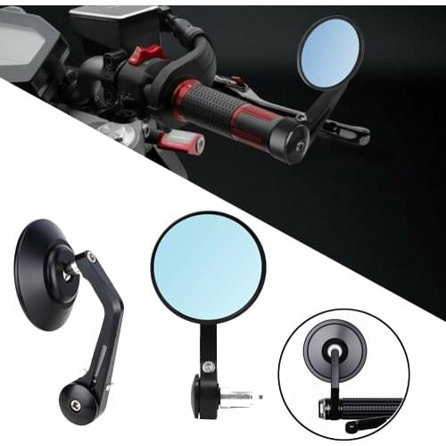Motorcycle Bar End Mirror For Yamaha MT-07 MT-09 For BMW R1200gs s1000r Mirrors 13-18mm for Crusier Rear Side CNC Rear Mirrors