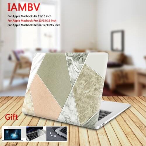Marble Laptop Case For Apple Macbook Air Pro Retina M1 Chip 11 12 13 15 16 Inch,for Pro13 A2251 A2338 Air 13 A2179 A2337+gift