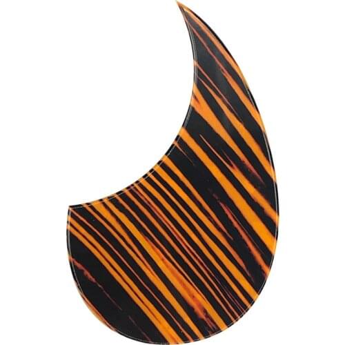 Pleroo Custom Guitar pickgaurd - Great quality OM Acoustic Guitar pick Gaurd Yellow tortoise