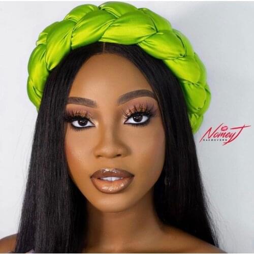 2021 New Candy Color Braids Headband Turbans For Women Elastic Hair Bands Ladies Hair Accessories Female Headwear Hairbands