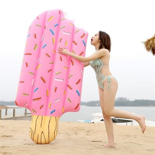 New Ice Cream Swimming Pool Floating Air Mattress Swimming Ring Adult Play Water Beach Party Toys