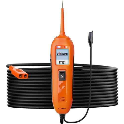 New XTUNER PT101 OBD2 Car Battery Tester DC/AC Power Probe Circuit Voltage Test 12V 24V obd 2 Electrical System Diagnostics Tool