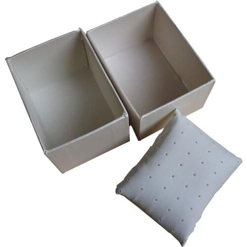 Wholesale Beige Paper Material Hole Pillow Jewelry Watch Boxes Hour Gift Custom Packaging Best Modern Gift Design Box Case logo