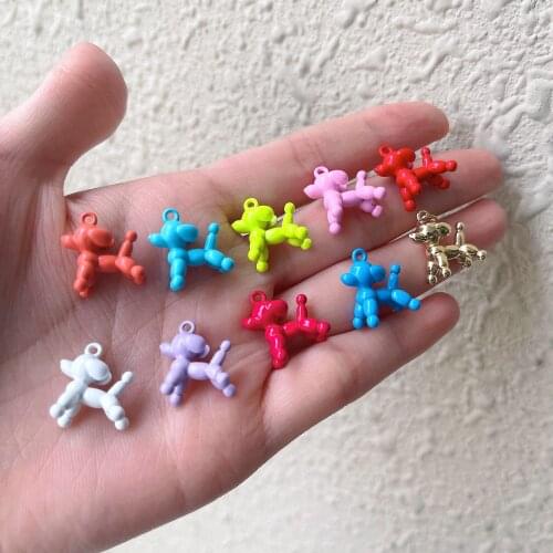 20Pcs Enamel Color Dog Necklace Charms,Dog Animal Charm, Jewelry For Dog Lovers,Jewelry Necklace Bracelet Making Fashion Jewelry