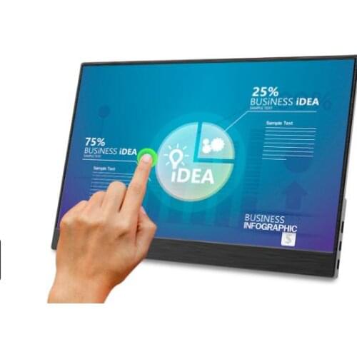 Portable Monitor 15.6'' LCD HD HDMI USB Type C Display for PC Laptop Phone PS4-Switch-XBOX 1080P Touch Gaming Screen