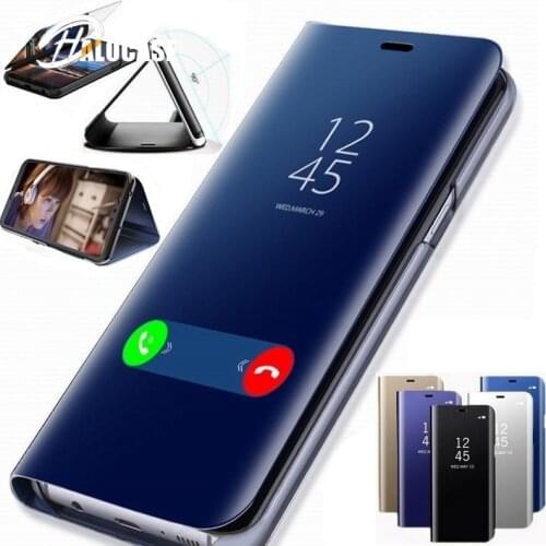 Clear View Smart Mirror Flip Case For Xiaomi Redmi Note 10 8 7 6 5 Pro lite 4x SE 8T 9t 8a 7a Y3 F2 K20 mi A2 A3 MIX MAX 3 Case