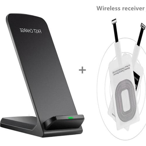 Universal Qi Wireless Charger Kits Charging Receptor Pad Coil Receiver For iPhone 5 6 8 XS Max XR Samsung S20 S10 S9