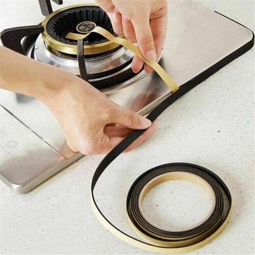 2m Gas Stove Table Gap Anti-fouling Waterproof Anti-mold Strip Self-adhesive Window Slit Kitchen Sink Sealing Tape Adhesive Tape
