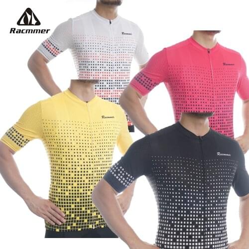 Racmmer 2021 Pro AERO Cycling Jersey Summer Mens Bike Mtb Jersey Maillot Ciclismo Super-Light Bicycle Jersey Cycling Clothing