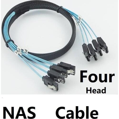 Server SAS Cable High quality SATA 3 6Gbps X 4 High speed Serial port Data line