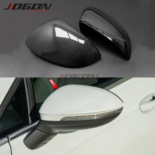 Replace Real Carbon Fiber For VW Volkswagen Golf 8 MK8 GTE GTD GTI 2020 Car Side Wing Rearview Mirror Cover Caps Shell Trim
