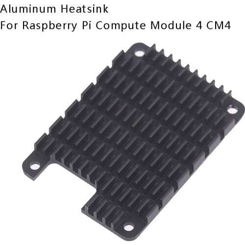 1pc Dedicated Aluminum Heatsink For Raspberry Pi Compute Module 4 CM4, Notched For Antenna