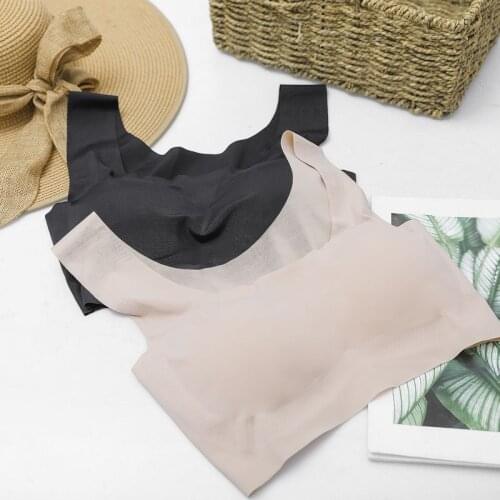 Birdsky, 1PC Women silk vest bra brassiere one piece Yoga running sport top, wire rimless seamless, mulberry pure silk. OR-81