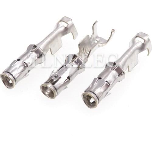 50pcs 1.5 Series Automotive Socket Spring Wire Harness Terminal Auto Famale Crimp Splice Connector Terminal Pins DJ221B-1.5B