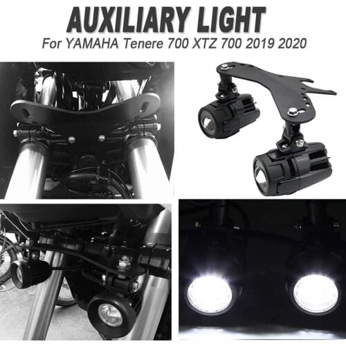 2019 2020 Motorcycle For YAMAHA Tenere 700 T700 XTZ 700 Fog Lights Auxiliary Light Bracket Driving Lamp 2021