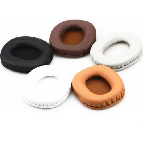 Foam Ear Pads Cushions Protein skin for Audio-Technica ATH-MSR7 M50X M20 M40 M40X SX1 for Sony Headphones