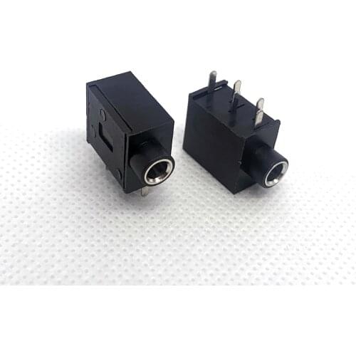 Free 10pcs of 3.5mm Audio jack PJ-325 Inner Copper Sleeve Horizontal Plug-in PJ325 5pin DIP Stereo Audio Master, Environmental