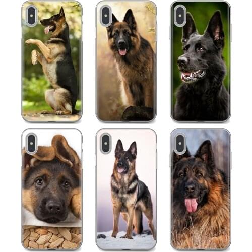 German shepherd dog For Samsung Galaxy A10 A40 A50 A70 A3 A5 A7 A9 A8 A6 Plus 2018 2015 2016 2017 Good Silicone Phone Case