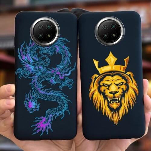 For Xiaomi Redmi Note 9T Case Note 9 5G Cool Dragon Painted Cover For Xiaomi Redmi Note 9 5G Note9T J22 Phone Case Bumper 6.53