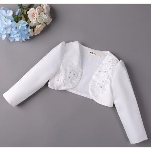 Children Princess Outside Shawl 2020 Autumn Baby Girls New Long-sleeved Shawl Flower Girls Wedding Cloak Baby Girls Small Coat