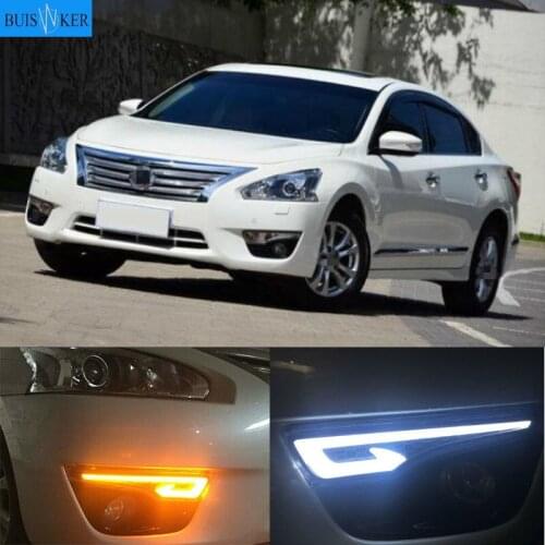 For Nissan Teana Altima 2013-2016 LED DRL Daytime Running Light Fog Lamp 12V Car Running Lights