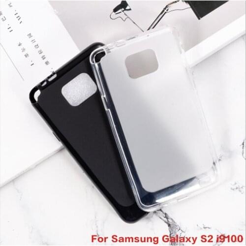 For Samsung Galaxy S2 i9100 Cases Anti-knock Soft TPU Case For Samsung Galaxy S2 Anti Skid Silicone Protection Back Cover Capa