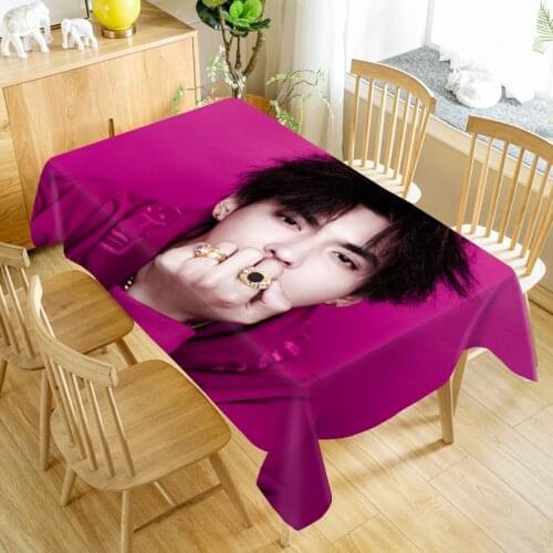 Europe Tablecloth Kris Wu Dustproof Dinner Table Cloth Rectangular Wedding Decoration Table Cover Home Textiles