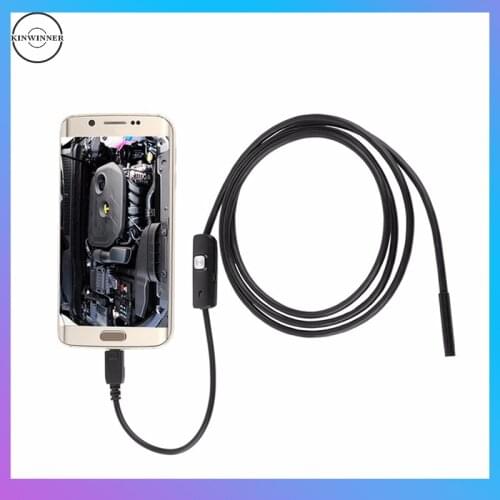 5.5mm HD Endoscope Camera, Suitable For Android PC Notebook IP67 Waterproof MiniUSB Inspection Mirror, Brightness Adjustable