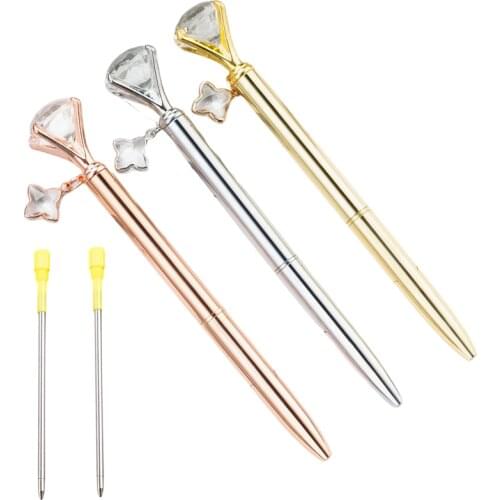 1pcs Custom Ballpoin+2pcs ReplaceRefill 1.0mm Custom Logo Advertising Ballpoint Pen Lettering Engraved Name School&office Suppli